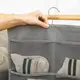 Двухсторонний органайзер для хранения вещей 5+10 карманов. Серый