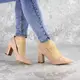 Туфли женские на каблуке Fashion Ringer 2397 40 размер 25,5 см Бежевый