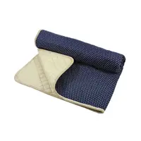 Матрас для вигвама Lesko D001 Горошек Navy Blue детский коврик