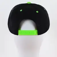 КЕПКА З ПРЯМИМ КОЗИРКОМ R15023 чорний-салатовий