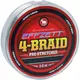 Шнур DAM Effzett 4-Braid 125m 0.15mm 6.58g 15lb moss green