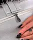 Сумка женская серебристая код 7-6043