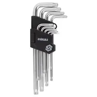 Ключи TORX 9шт T10-T50мм CrV (средние с отверстием) SIGMA (4022221)