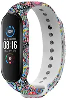 Ремінець UWatch TPU Replacement Print Design Wrist Strap for Mi Band 5/6/7 Summer