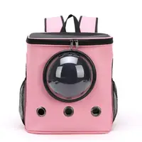 Рюкзак для перенесення тварин з ілюмінатором CosmoPet CP-04 для котів та собак Pink