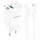 Адаптер сетевой BOROFONE Type-C to Lightning Cable Resource charger BA69A |1USB/1Type-C, 20W/3A, PD/QC|