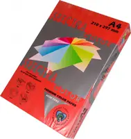 Бумага цветная А4 80 г/м2 интенсив красный Red250