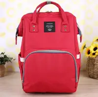 Сумка-рюкзак для мам MOTHER BAG el-1230 ЧЕРВОНА
