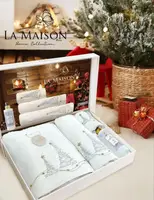 Новогодний подарочный набор полотенец La Maison c ароматом Christ (3 шт)