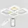 Потолочная LED люстра, светильник светодиодный Sunlight белый 5331/2+2 R