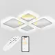 Потолочная LED люстра, светильник светодиодный Sunlight белый 5331/2+2 R