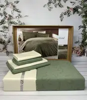 Vivid poplin жаккардова постіль, євро розмір. Romeo home Туреччина.