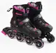 Роликовые коньки 029 L Best Roller колеса PU светящиеся. Pink (размер 39-43) (170001)