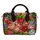 Сумка бочонок Barrel Цветочная вышивка 28x18x17 см (SB_UKR025_BL)