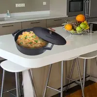 Каструля чавунна Berlinger Haus BlaСk Rose BH-6493 2.57 л 26х7.5 см