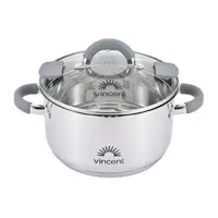 Кастрюля со стеклянной крышкой Vincent VC-3180-20 20 см 3.6 л