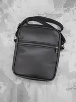 Мужская сумка мессенджер (через плечо) из экокожи, Черный