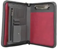 Папка для документов А5 из эко кожи Portfolio Port1011 серая