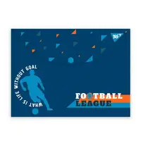 Папка-конверт на кнопке А4 YES Football 492027 33х24 см