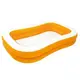 Бассейн надувной Intex "Мандарин". 229х147х46 см. 600 л, White and Orange (48524)