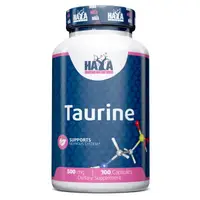 Аминокислота Haya Labs Taurine 500 mg, 100 капсул