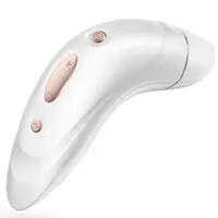 Стимулятор клитора Satisfyer Pro Plus 10 режимов вибрации и 11 режимов вакуума белый