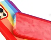 Силіконовий чохол для iPhone XS / X - Rainbow (Веселка), Різнокольоровий