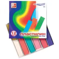 Пластилін Промінь Класика 540225 12 кольорів
