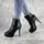 Ботильоны женские Fashion Epy 2252 37 размер 24 см Черный