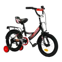 Велосипед детский 14" CORSO "MAXIS" ручной тормоз, звоночек. Black (128273)