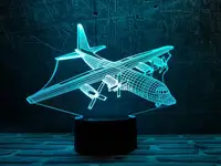 Сменная пластина для 3D светильников "Самолет 4" 3DTOYSLAMP