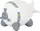 Детский горшок FreeON Plane, white - grey