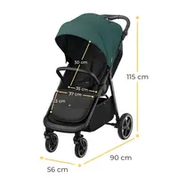 Прогулянкова коляска Kinderkraft Route Green (KSROUT00GRE0000)