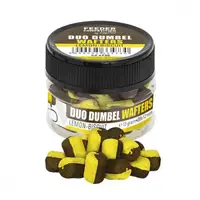 Бойлы Carp Zoom Duo Dumbel Wafters Ø8x12mm 15g Lemon - Biscuit двухцветные продолговатые Лимон