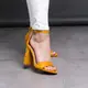 Женские босоножки Fashion Cori 2861 39 размер 25 см Желтый