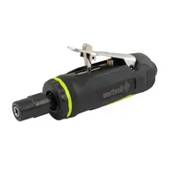 Шлифмашина пневматическая прямая WERTVOLL 1/4", 25000 об/мин, 100 л/мин, 6.3 bar (PN-2001)