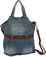 Женская джинсовая сумка Fashion jeans bag синяя