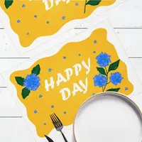 Сервировочная салфетка под тарелку Happy day 40х27 см, 2 шт (SRVS_O_24A003)