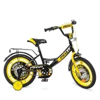 Велосипед детский двухколесный PROF1 Original 
boy 18д. (Y1843)черно-желтый
