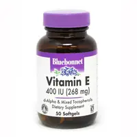 Витамины и минералы Bluebonnet Vitamin E 400IU, 50 капсул