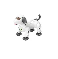 Собачка на радиоуправлении Robot Dog, ходит, испускает газы, воспроизводит характерные звуки, сенсорные зоны, реагирует на всплеск. White (139939)