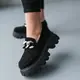 Броги женские Fashion Macbeth 3757 41 размер 26 см Черный