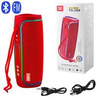 Колонка портативная Bluetooth T&G TG288 red красная