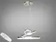 Люстра современная светодиодная D8174-600+400+200HR dimmer 90W DH
