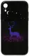 Чехол-накладка TOTO Night Light Print Glass Case Apple iPhone XR Deer