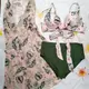 3в1. Купальник раздельный+пляжный халат. 2XL