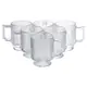 Набор чашек 6 шт для чая и кофе Goblet по 300 (мл) кружки стеклянные HP-19-L8