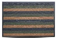 Коврик придверный 80х120 см зелено-бежевый Grass Dariana D-5436