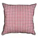 Подушка с мешковины Розовая клетка 45x45 см (45PHB_SWE005_WH)