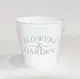 Кашпо декоративне 2л FLOWERS GARDEN Vitan, колір Білий глянець, 140*110*157, метал